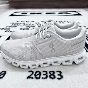 On Cloud 6 Women Running Casual Shoes - Pearl White Colorway